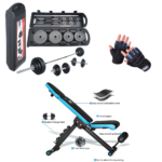 50kg Dumbbell + Gym Glove + Incline & Decline Gym Bench