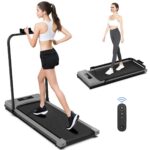 Folding Walking Pad Treadmill – Home Fitness Exercise Machine