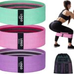 3pcs Booty Bands Fabric high Resistance Glute Bands