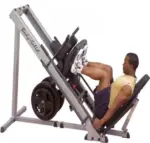 Leg press with a hack squat machine