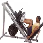 Leg press with a hack squat machine