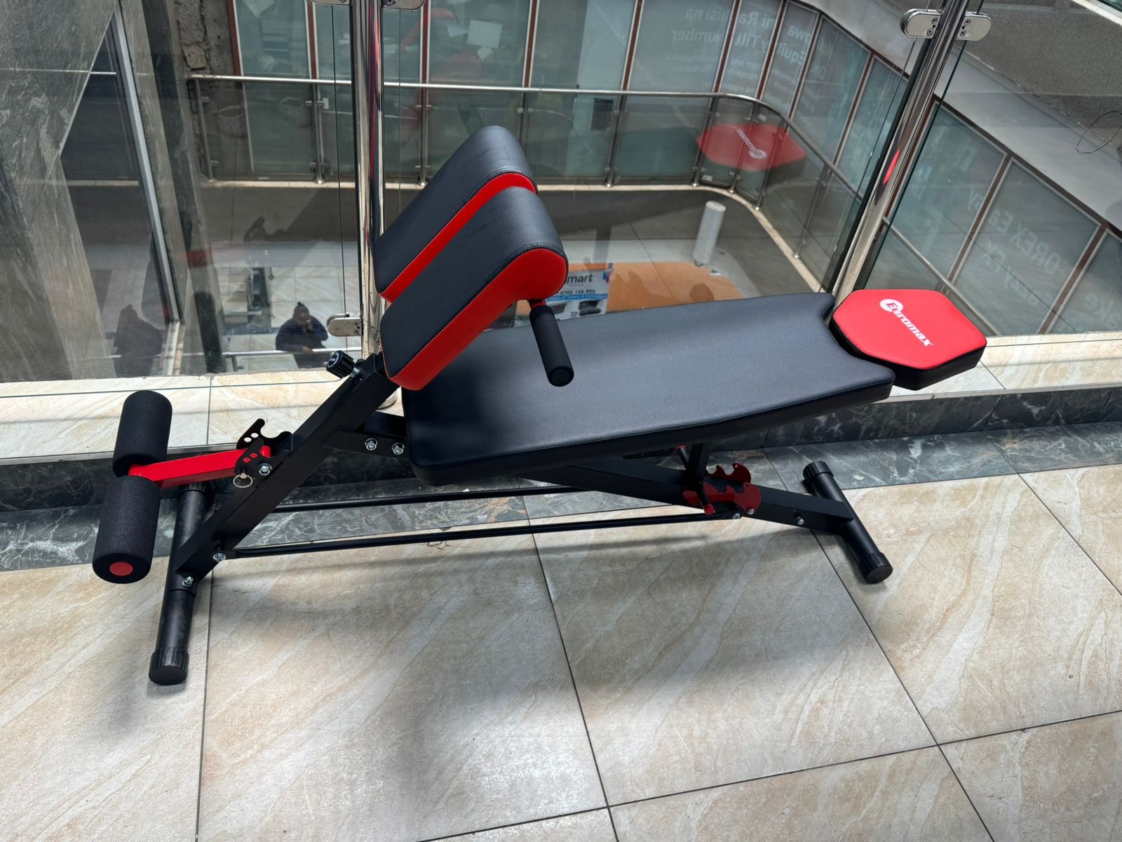 Untitled - 2026-03-06T130421.103 Adjustable Decline Sit-Up Bench with Leg Support - Image 1