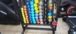 Aerobic dumbbells rack