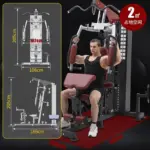 Tactical 2-Station Multi Gym with Leg Press - Image 3