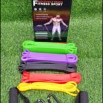 5-in-1 Resistance Bands Set with Handles & Door Anchor