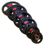 Rubber Coated Tri-grip Olympic Weight Plates - Image 2