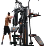 Multi Functional 3 Station multi gym With Punching Bag