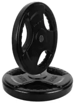 Rubber Coated Standard Weight Plate (Tri-Grip)