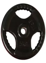 Rubber Coated Standard Weight Plate (Tri-Grip) - Image 4