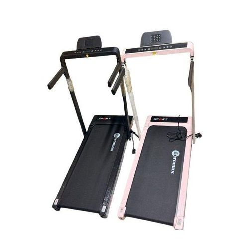 1 (2) Walking Pad Electric Treadmill with Handrail & Incline - Image 1