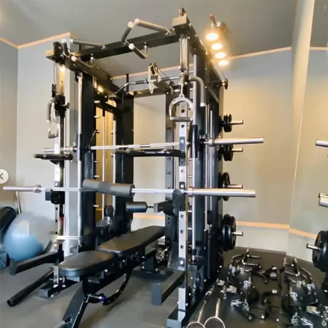 1690290670445-1 Integrated Cable Crossover and Smith Machine - Image 1