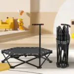 Foldable Family Trampoline – Safe, Fun & Space-Saving Indoor Trampoline